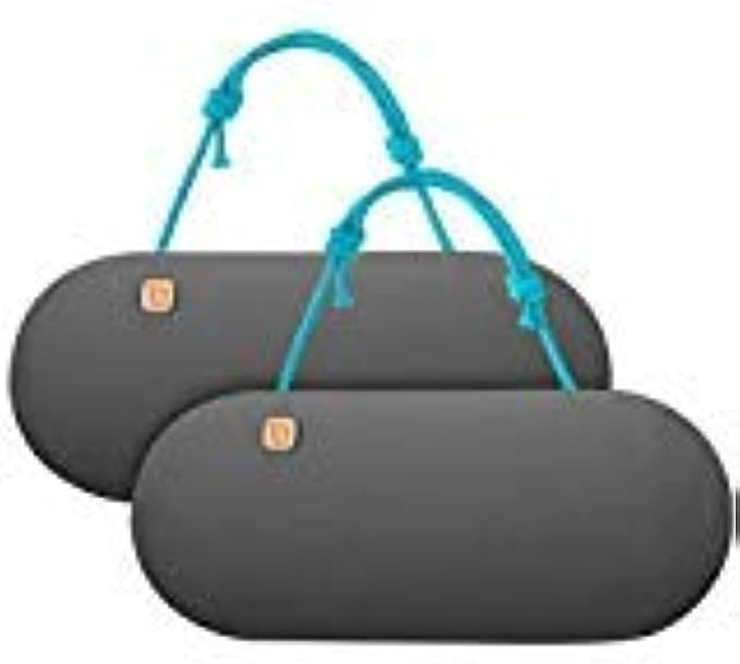 PURGGO Car Air Freshener - Lasts 365+ Days - No Chemicals - 100% Activated Bamboo Charcoal - No Fragrance Deodorizer, Auto Odor Eliminator - Absorb Smoke Smell [2Pk]