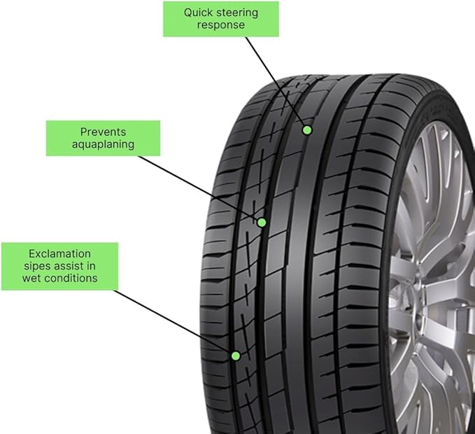Accelera Iota ST68 All-Season Truck/SUV Performance Radial Tire-285/45R22 285/45/22 285/45-22 114V Load Range XL 4-Ply BSW Black Side Wall UTQG 400AA