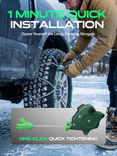 YHTAUTO Snow Tire Chains for Truck/SUV/Passenger Car/Pickup | SWC0008