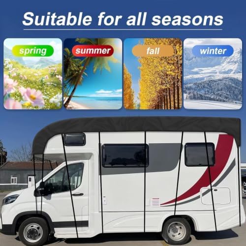 Heavy Duty RV Roof Cover, Waterproof Campers Roof Cover for Class A/B/C