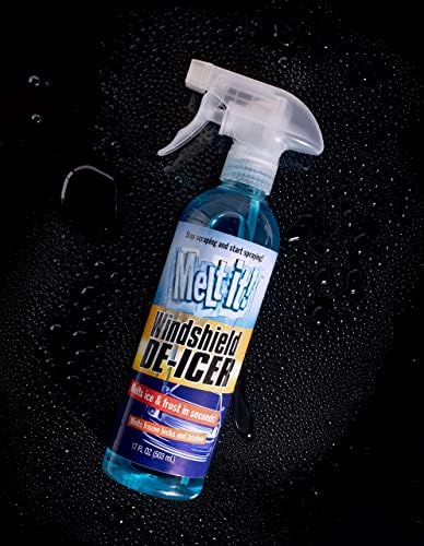 E·Z·R Melt it! Windshield De-Icer. Instantly Melts Ice & Winter Frost for Car Windshields, Windows, Mirrors, Key Locks, & Latches, Snow Melting Defrost Liquid for Car Window Cleaner, 17 Fl Oz 4-Pack