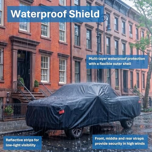 EzyShade Truck Cover Waterproof All Weather. See Truck Size-Chart. Black T3