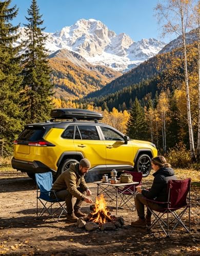 Wonderdriver 330lbs Lockable Roof Rack Cross Bars for 2026 Toyota RAV4