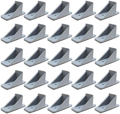 V2-MINI Roof Guard Snow Guard Prevent Sliding Ice Snow Stop Buildup Plastic Multipack-Multicolor (25, Light Grey)