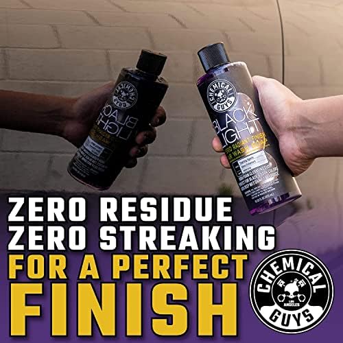 Chemical Guys CWS619 Black Light Foaming Car Wash Soap & Refill Kit, 2 Bottles - (1) 16 oz and (1) Gallon (Works with Foam Cannons, Foam Guns or Bucket Washes) 144 oz