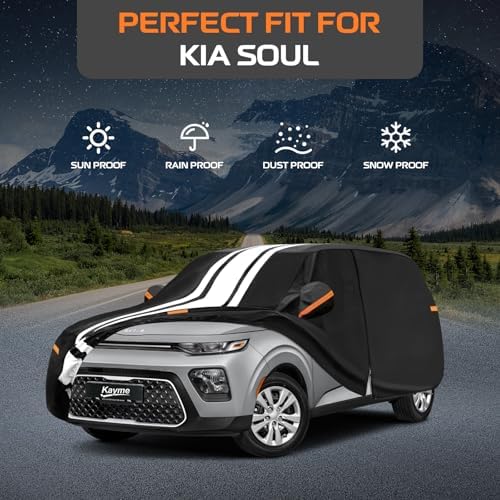 Kayme Heavy Duty Car Cover Custom Fit for Kia Soul (2009-2025)
