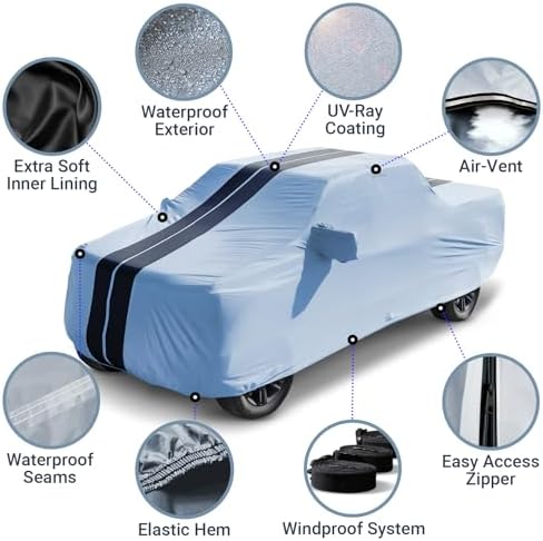 iCarCover Premium Plus Quality All Weather Car Cover. See Size Chart T88