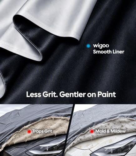 Wigoo Tesla Model S Car Cover 2012-2026, Waterproof All-Weather Protection