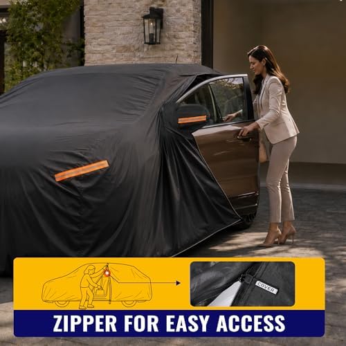 X AUTOHAUX Outdoor Full Car Cover Waterproof for Buick Enclave 13-24