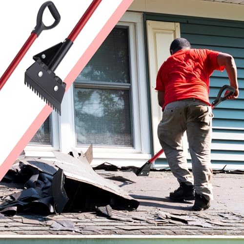 2 Pack Shingle Remover Tool, 46.5 Inch Roofing Shovel