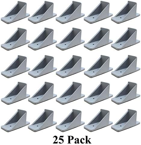 V2-MINI Roof Guard Snow Guard Prevent Sliding Ice Snow Stop Buildup Plastic Multipack-Multicolor (25, Light Grey)