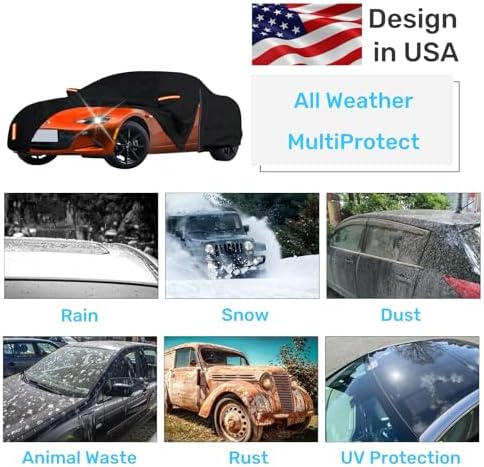 Waterproof Car Cover Custom for Mazda MX-5 Miata 1989-2024 2025 2026