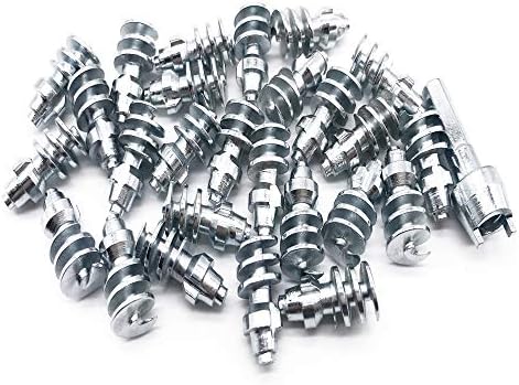Screw in Tire Stud,Spikes for tire, Steel Body Carbide Tips [Security Anti-Skid] Wheel Tyre Snow Tire Spikes for Loaders Tractors Skid Steer Truck MS1911(11 x 22.8mm) - Pack of 200