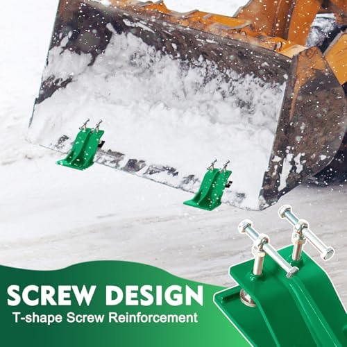 Edge Tamer for Tractor Bucket Protector 2PCS Green 5” Wide