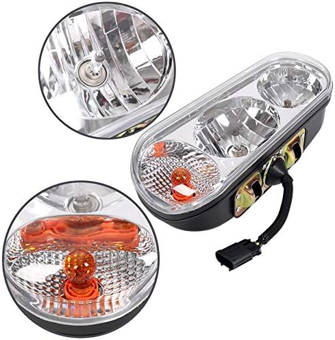 ECOTRIC Halogen Snow Plow Lights Kit Compatible with Boss Western Meyer