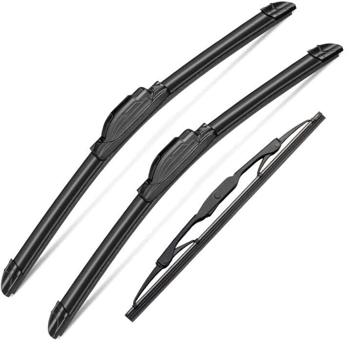 3Pcs Windshield Wipers for 2002 2003 2004 2005 2006 Honda CRV CR-V, Original Equipment Replacement Automotive Windshield Wiper Blades for My Car- 21"/20"/10" (Pack of 3) J- HOOK