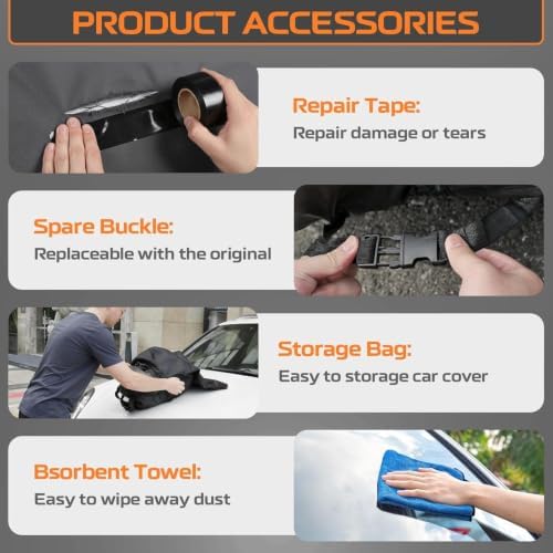 Kayme Heavy Duty Car Cover Custom Fit for Kia Sorento (2002-2026)