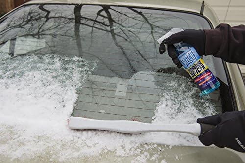E·Z·R Windshield De-Icer. Melt it! Instantly Melts Ice & Winter Frost For Car Windshields, Windows, Mirrors, Key Locks, & Latches, Snow Melting Defrost Liquid For Car Window Cleaner, 17 Fl Oz Spray