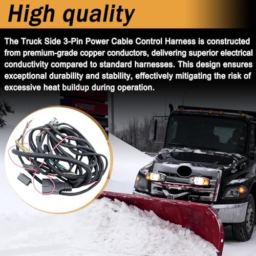 26345 3-Pin Harness for Western Fisher Snow Plow & Isolation Module