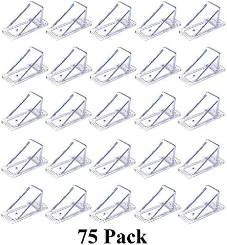 JSP Manufacturing V2-MINI Roof Guard Snow Guard Prevent Sliding Ice Snow Stop Buildup Plastic Multipack-Multicolor (75, Clear)