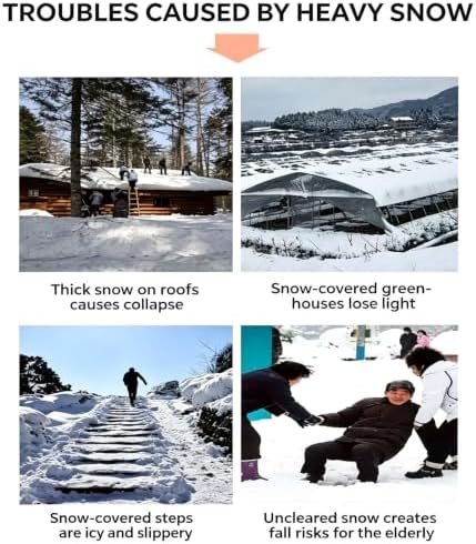 Snow Melting Mat,Snow and Ice Melting Pad for Roof Stairs Walkway Garage