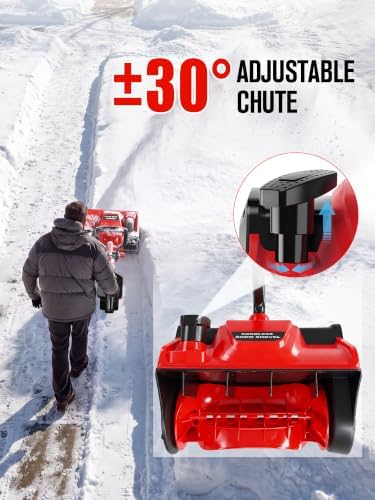 Cordless Snow Shovel Compatible with Milwaukee M18 Battery (Bare Tool)
