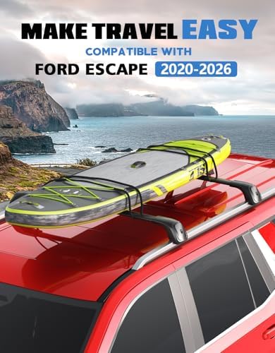 FengYu 330lb Roof Rack Cross Bars Compatible with 2020-2026 Ford Escape