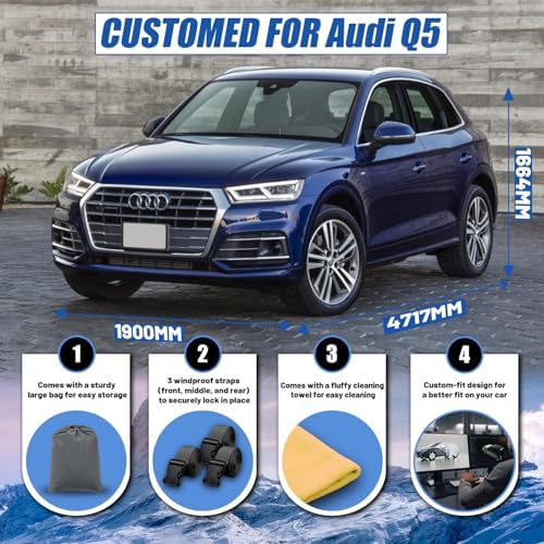 SUV Car Cover Custom Fit for Audi Q5/SQ5 (2009-2026)