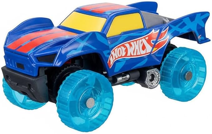 Hot Wheels Let's Race Activate! Baja Jump Truck - Wheels Activate as it Rolls! 1:32 Scale Toy Car