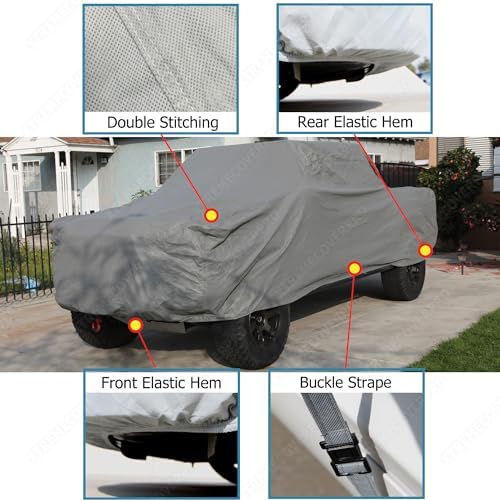 Car Cover fit 2014-2018 GMC Sierra HD Crew Cab 8ft Bed Dually ProPlus Gry