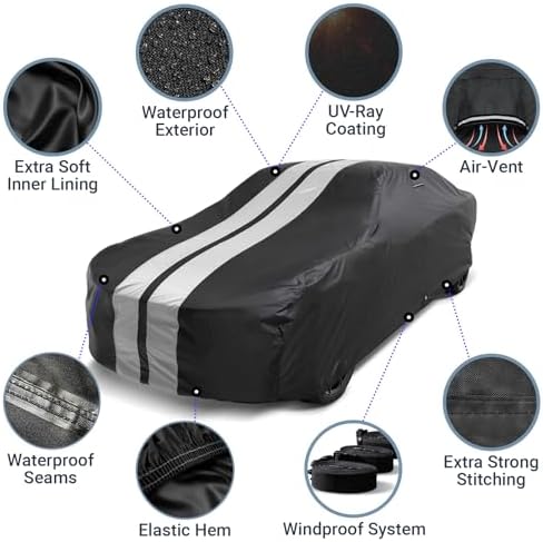 iCarCover Custom Fit [1968-1981 Triumph TR6, TR7] Premium Car Cover