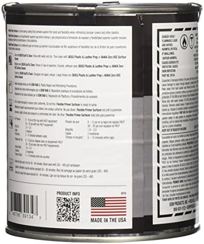 SEM 39134 Flexible Primer Surfacer - 1 Quart