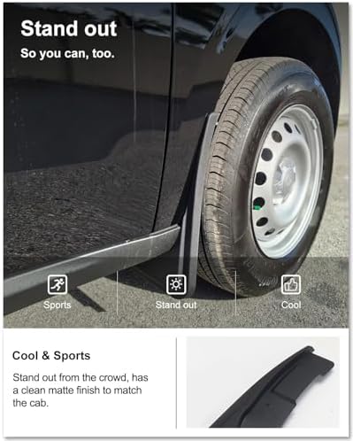 Kiwi Master No Drill Mud Flaps for 2022-2026 Ford Maverick