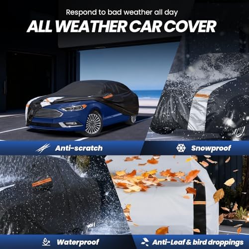 Multi-Layer Car Cover Custom Fit for Ford Fusion (2015-2026)