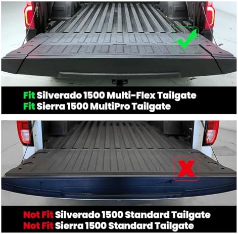 LASFIT Truck Tailgate Mat for Chevy Silverado/GMC Sierra 1500 2019-2026