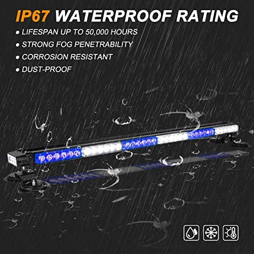 ASPL 38.5" 78 LED Strobe Light Bar Double Side Flashing