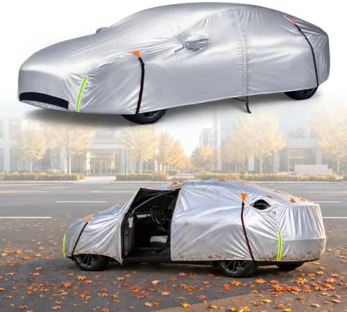 Wigoo Tesla Model S Car Cover 2012-2026, Waterproof All-Weather Protection