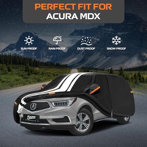 Kayme Heavy Duty Car Cover for Acura MDX (2006-2026) Waterproof
