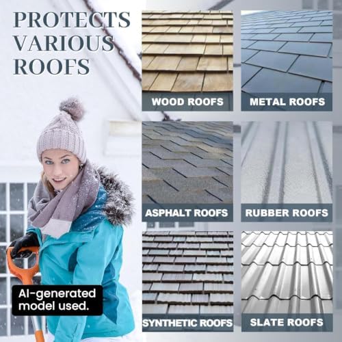 MAXKOSKO 65ft Roof and Gutter Self-Regulating Snow Melting Heating Cable