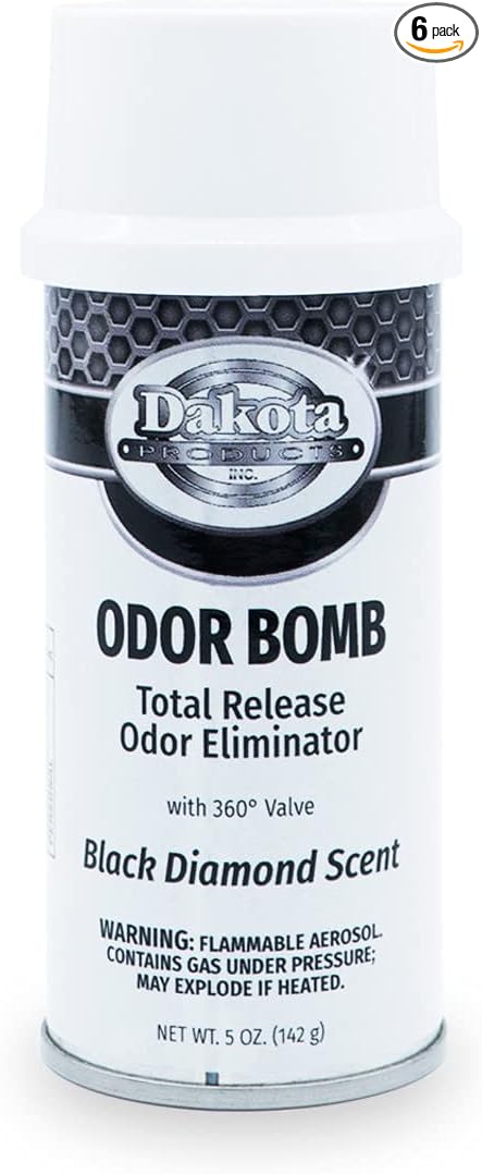 Dakota Odor Bomb Odor Eliminators - Packs by Rock Ridge (Black Diamond, 6-Pack)