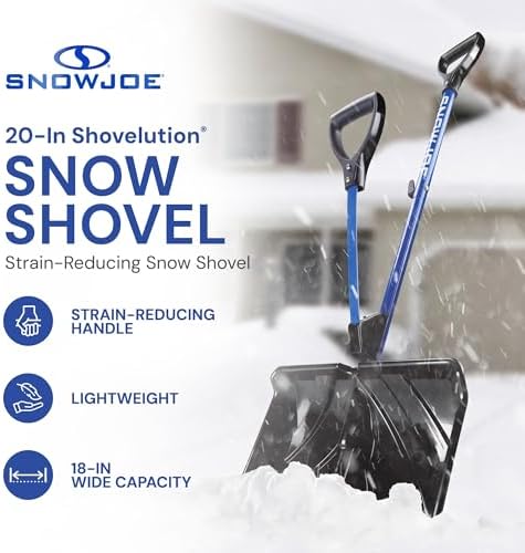 Snow Joe Shovelution Snow Shovel with Spring-Assist Handle, SJ-SHLV20.