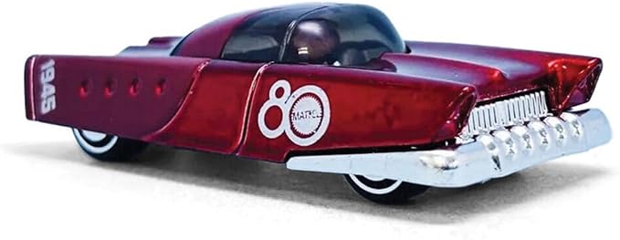 Hot Wheels Mattel Dream Mobile 80th Anniversary Collector’s Edition 6‑Pack, Retro‑Futuristic 1:64 Die‑Cast Cars, Ages 3+