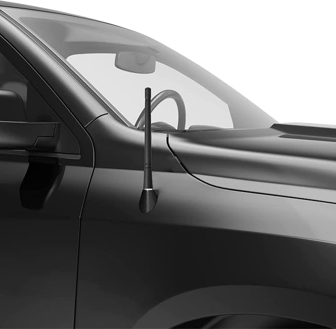 KSaAuto Short Antenna for Ford F150 F-150 2009-2026, 2017-2026 F-250 F-350, 2021-2024 Bronco, 7 Inch F150 Pickup Truck Short Antenna Ford F150 Accessories, Not for 2025 Bronco
