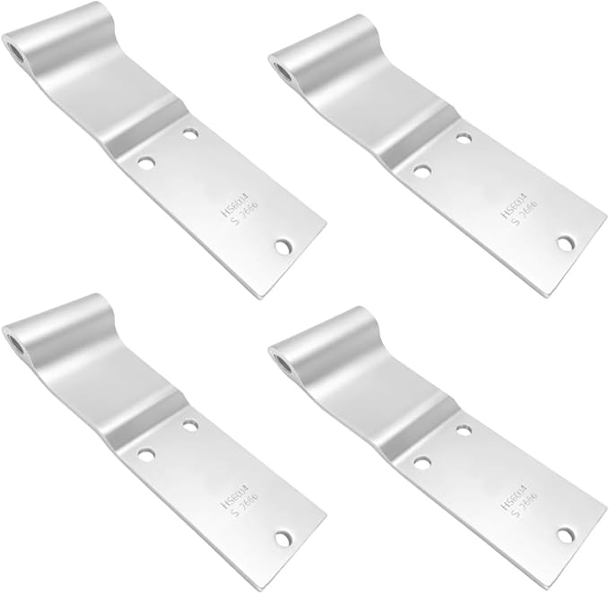 HS6004 S2666 Commercial Vehicle Three-Hole Door Hinge - 9.5x3x1.97in, Φ0.51, Heavy-Duty Steel, for Trucks & Buses - Durable & Precision-Made（1-Piece Set）
