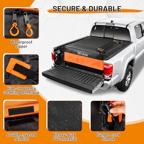 38 Cubic Feet Truck Bed Cargo Bag, Waterproof with Heavy Duty PVC