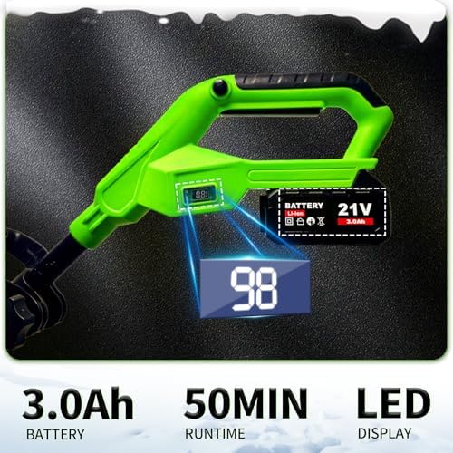 21V Cordless Snow Shovel, 13.38" Electric Snow Blower Cordless