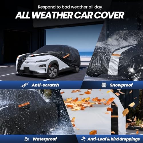 Multi-Layer Car Cover Custom Fit for Hyundai Kona(EV)(2017-2026)