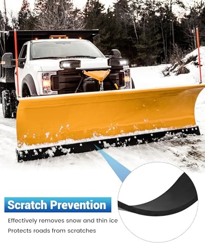 72 x 3 x 1/2 Inch Polyurethane Snow Plow Cutting Edge