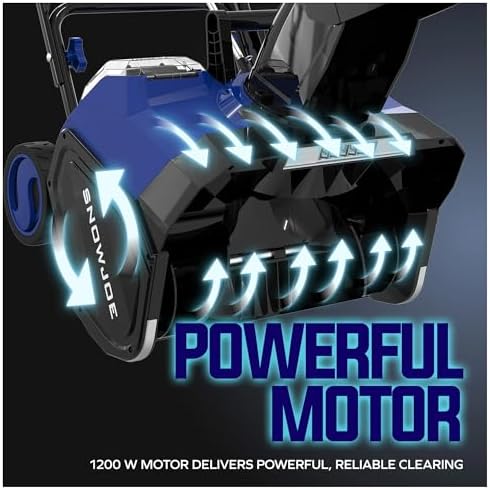 Snow Joe IONMAX 48V Cordless Electric Snow Blower Machine, 24V-X2-SB18-GO
