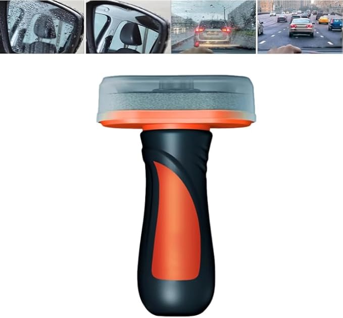 Glass Cleaning Board, Glass Coating for Windshield, Windshield Hydrophobic, 2-in-1 Glass Cleaner Plus Rain Repellent,Suitable for All Types of Glass Surfaces,Improves Clarity (1pcs)